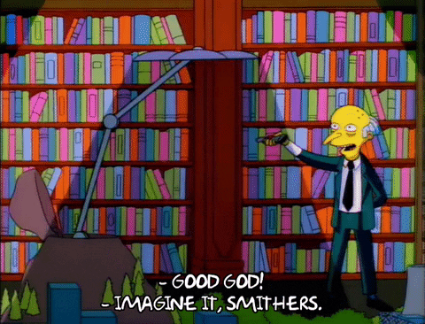 Good God Mr Burns GIF