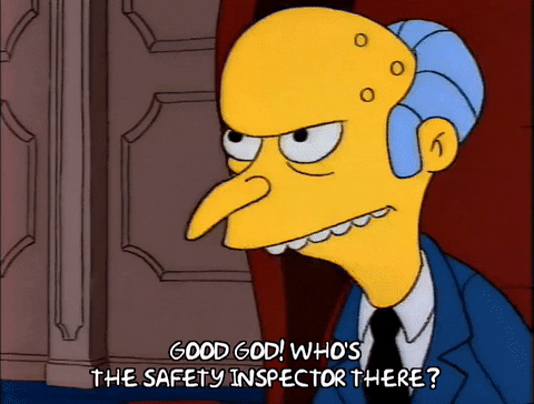 Good God Shock Mr Burns GIF