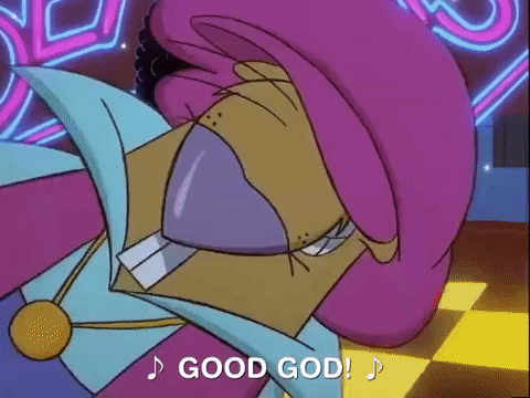 Good God Song Barney Bunch GIF