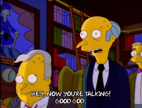 Good God Teasing Mr Burns GIF