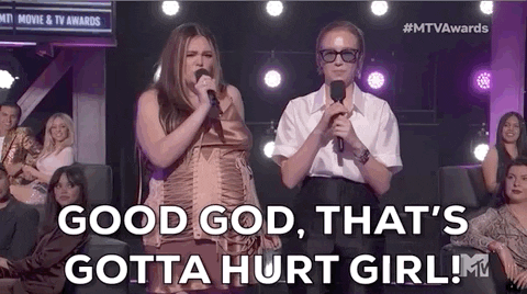 Good God Teasing Woman Host GIF