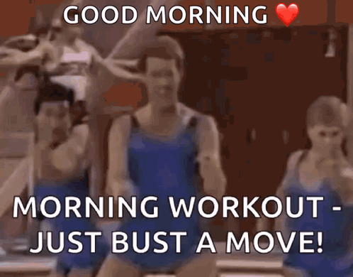 Good Jolly Dance Exercise In The Morning GIF