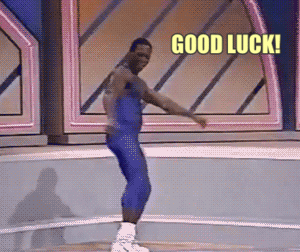 Good Luck 80s Aerobics Dance GIF