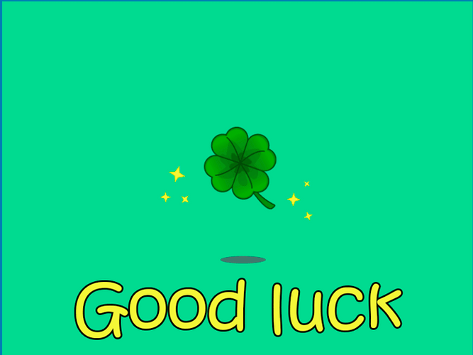 Good Luck Clover Green Aesthetic GIF