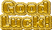 Good Luck Gold Sticker GIF