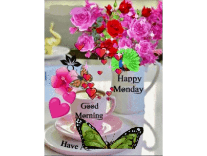 Good Monday Morning Happy Monday Butterfly GIF