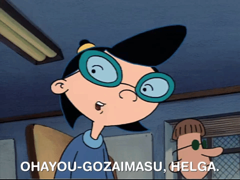 Good Morning Anime Japanese Greeting GIF