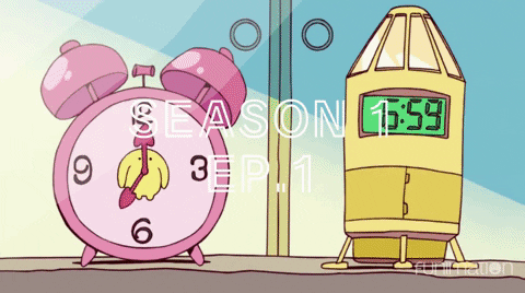 Good Morning Anime Stops Alarm Clock GIF