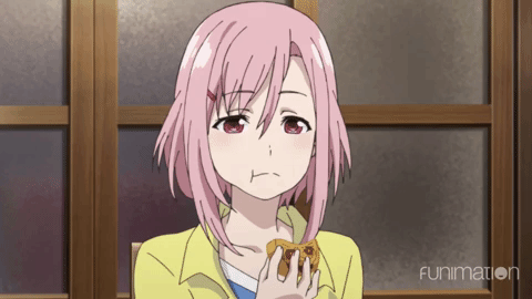 Good Morning Anime Yoshino Koharu Eating GIF