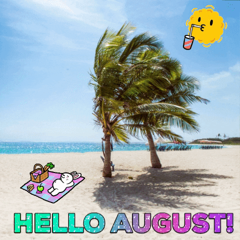 Good Morning August At The Beach GIF