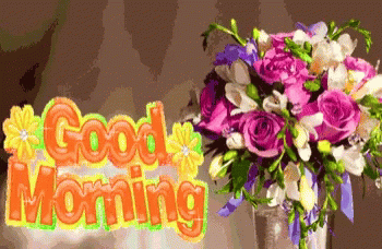Good Morning August Pretty Flowers GIF