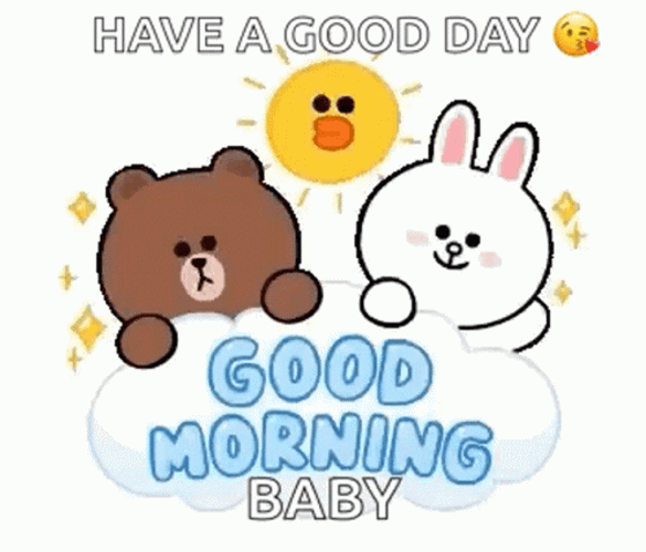 Good Morning Baby Brown And Friends GIF