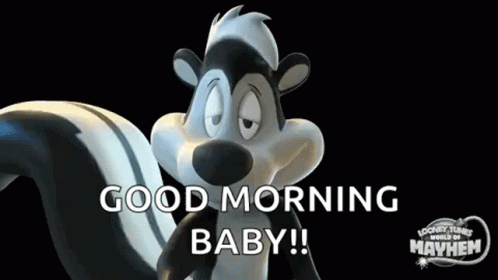 Good Morning Baby Pepe Le Pew GIF