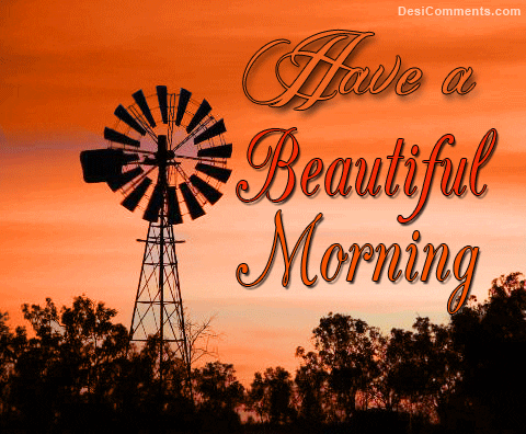 Good Morning Beautiful Darling Sunrise GIF