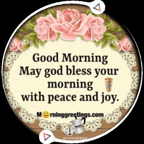 Good Morning Blessing Sign GIF