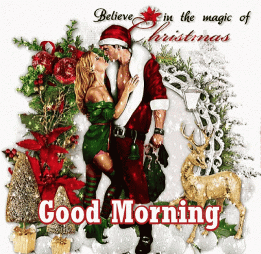 Good Morning Christmas Poster GIF