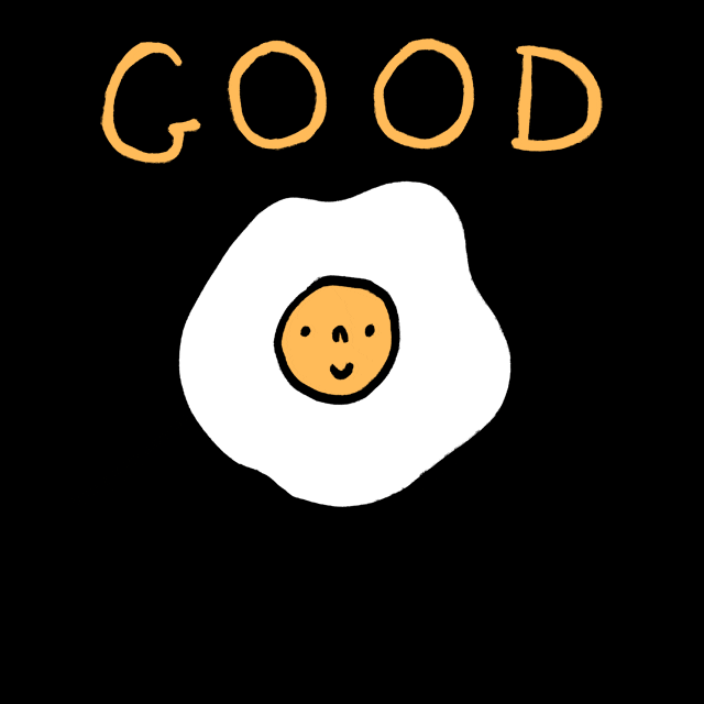 Good Morning Cute Sunnyside Up Egg GIF