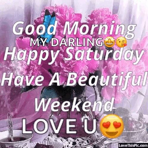 Good Morning Darling Happy Saturday