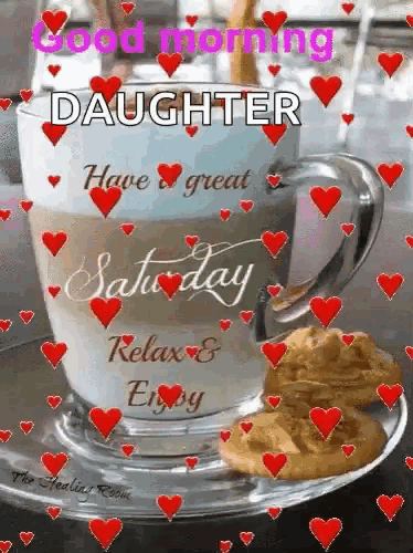 Good Morning Daughter Great Saturday GIF