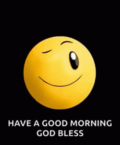 Good Morning Emoji God Bless GIF