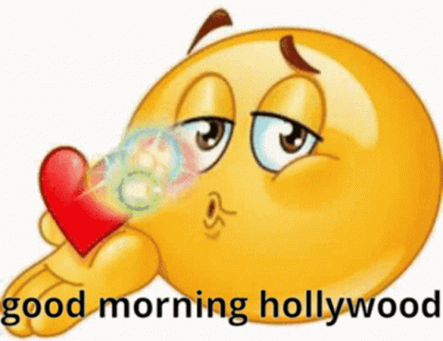 Good Morning Emoji Hollywood GIF