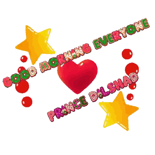 Good Morning Everyone With Hearts and Stars