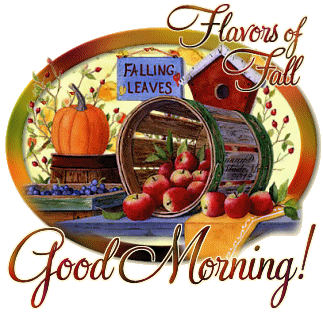 Good Morning Fall Harvests Display GIF