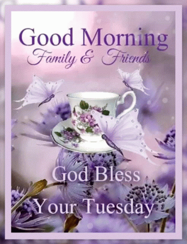Good Morning Family and Friends Greeting Card