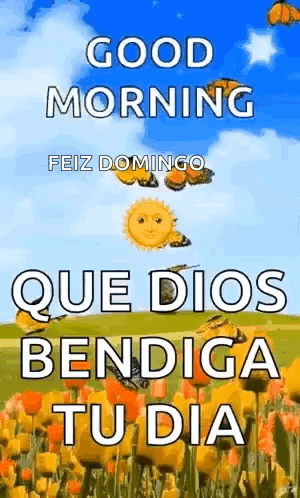 Good Morning Feliz Domingo Gif