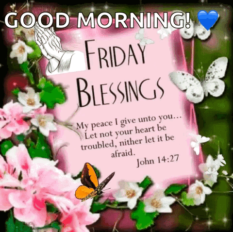 Good Morning Flowers and Butterflies