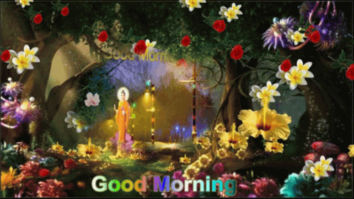 Good Morning Flowers Painting