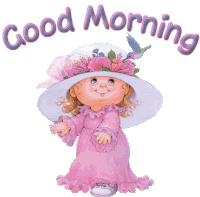 Good Morning Girl Sticker GIF