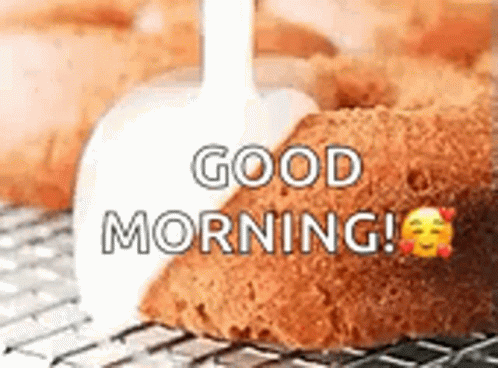 Good Morning Glazed Donut GIF