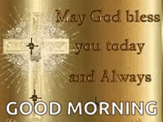 Good Morning God Bless Inspirational Notes GIF