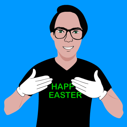 Good Morning Happy Easter From Salvador Sanchez GIF