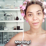Good Morning Happy Monday Curl Hair GIF