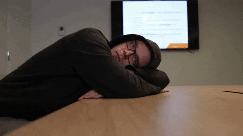 Good Morning Happy Monday Tired Sleepy GIF