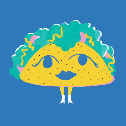 Good Morning Happy Pretty Taco Tuesday Smiling GIF