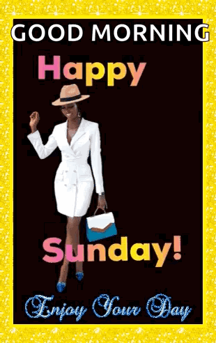 Good Morning Happy Sunday Enjoy Your Day GIF