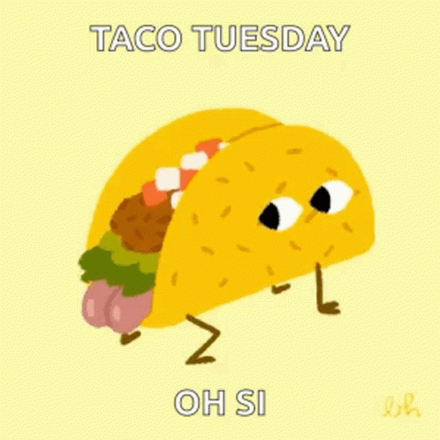 Good Morning Happy Taco Tuesday Funny Twerking GIF