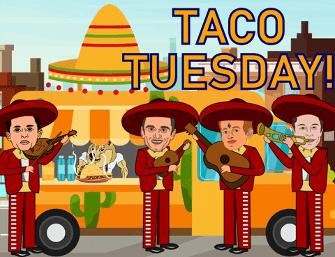 Good Morning Happy Taco Tuesday Mariachi Band GIF
