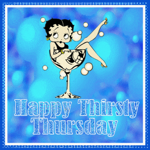 Good Morning Happy Thursday Flirty Betty Boop Cartoon GIF 