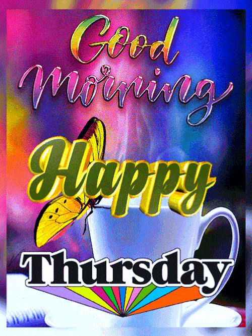 Good Morning Happy Thursday GIFs | GIFDB.com