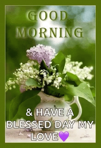 Beautiful Lily Good Morning Have A Blessed Day GIF
