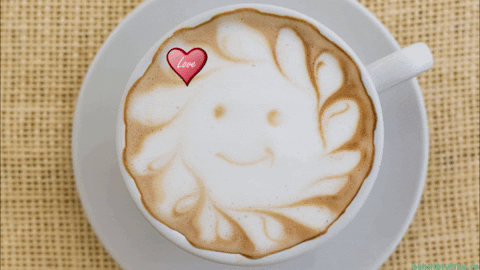Good Morning Heart Happy Smiley Face GIF