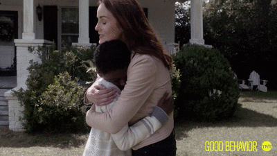 Good Morning Hug Good Behavior Drama GIF