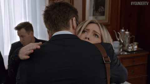 Good Morning Hug Hilary Duff Younger GIF