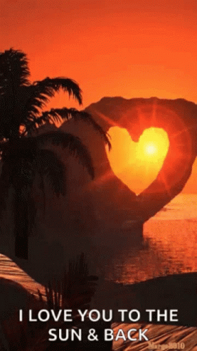 Good Morning I Love You Sunset GIF