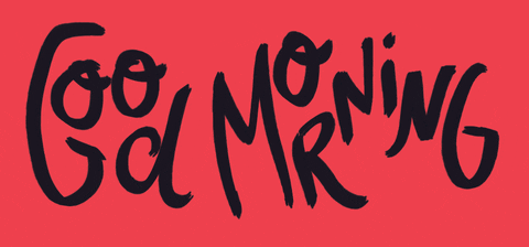 Good Morning I Love You Text Animation GIF