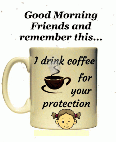 Good Morning In Sign Language Coffee Mug GIF